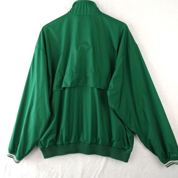 VTG Reebok Jacket Mens Large Green 1/2 Zip Pullover Mesh Lined Vent Windbreaker - Picture 12 of 16